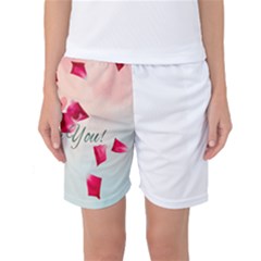 Thank You Design Women s Basketball Shorts by lipli