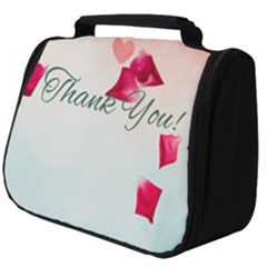 Thank You Design Full Print Travel Pouch (big) by lipli