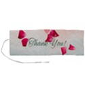 Thank you design Roll Up Canvas Pencil Holder (M) View1