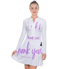 Thank You  Long Sleeve Panel Dress by lipli