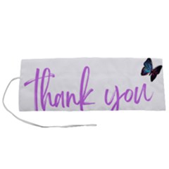 Thank You  Roll Up Canvas Pencil Holder (s) by lipli