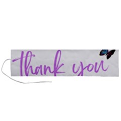 Thank You  Roll Up Canvas Pencil Holder (l) by lipli