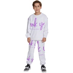 Thank You  Kids  Sweatshirt Set