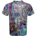 Layered waves Men s Cotton T-Shirt View1