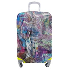 Layered Waves Luggage Cover (medium) by kaleidomarblingart