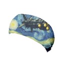 Spaceship Starry Night Van Gogh Painting Yoga Headband View1