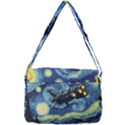 Spaceship Starry Night Van Gogh Painting Courier Bag View3