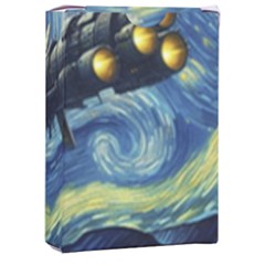 Spaceship Starry Night Van Gogh Painting Playing Cards Single Design (rectangle) With Custom Box