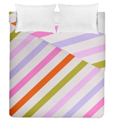 Lines Geometric Background Duvet Cover Double Side (queen Size)