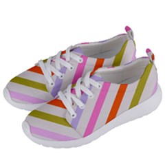 Lines Geometric Background Women s Lightweight Sports Shoes