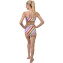 Lines Geometric Background Tied Up Two Piece Swimsuit View2