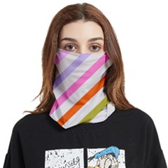 Lines Geometric Background Face Covering Bandana (two Sides)