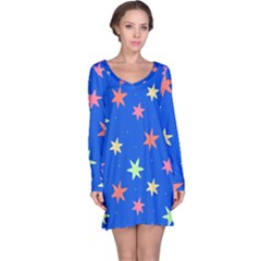 Background Star Darling Galaxy Long Sleeve Nightdress