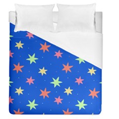 Background Star Darling Galaxy Duvet Cover (queen Size) by Maspions