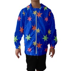 Background Star Darling Galaxy Kids  Hooded Windbreaker by Maspions