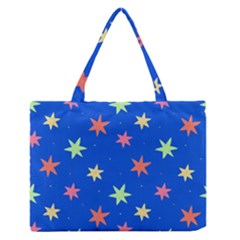 Background Star Darling Galaxy Zipper Medium Tote Bag