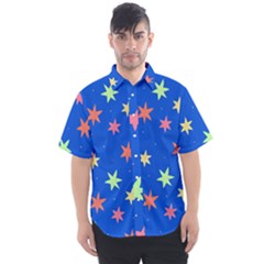 Background Star Darling Galaxy Men s Short Sleeve Shirt