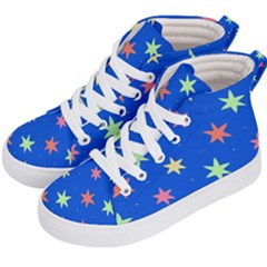 Background Star Darling Galaxy Kids  Hi-top Skate Sneakers