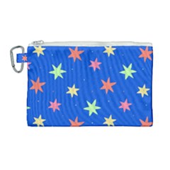 Background Star Darling Galaxy Canvas Cosmetic Bag (large)