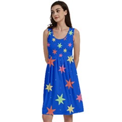 Background Star Darling Galaxy Classic Skater Dress by Maspions