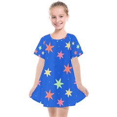 Background Star Darling Galaxy Kids  Smock Dress