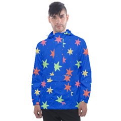 Background Star Darling Galaxy Men s Front Pocket Pullover Windbreaker