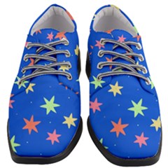 Background Star Darling Galaxy Women Heeled Oxford Shoes