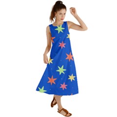 Background Star Darling Galaxy Summer Maxi Dress