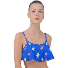 Background Star Darling Galaxy Frill Bikini Top