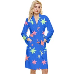 Background Star Darling Galaxy Long Sleeve Velvet Robe