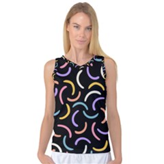 Abstract Pattern Wallpaper Women s Basketball Tank Top