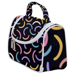 Abstract Pattern Wallpaper Satchel Handbag