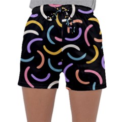 Abstract Pattern Wallpaper Sleepwear Shorts