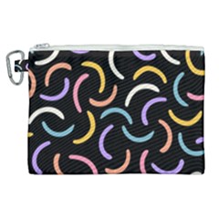 Abstract Pattern Wallpaper Canvas Cosmetic Bag (xl)