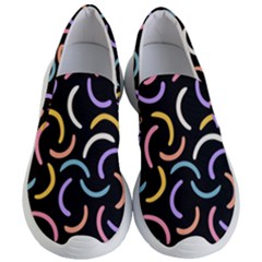 Abstract Pattern Wallpaper Women s Lightweight Slip Ons