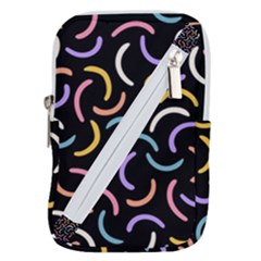 Abstract Pattern Wallpaper Belt Pouch Bag (large)