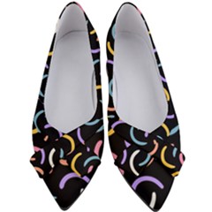 Abstract Pattern Wallpaper Women s Bow Heels by Maspions