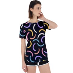 Abstract Pattern Wallpaper Perpetual Short Sleeve T-shirt