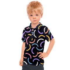 Abstract Pattern Wallpaper Kids  Polo T-shirt