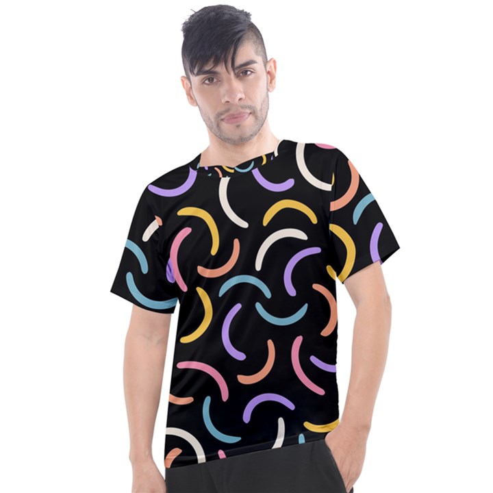 Abstract Pattern Wallpaper Men s Sport Top