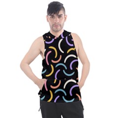 Abstract Pattern Wallpaper Men s Sleeveless Hoodie by Maspions