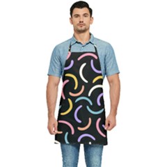 Abstract Pattern Wallpaper Kitchen Apron by Maspions