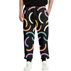 Abstract Pattern Wallpaper Men s Elastic Waist Pants