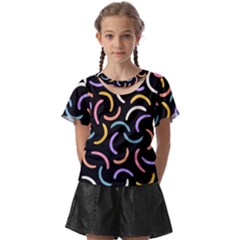 Abstract Pattern Wallpaper Kids  Front Cut T-shirt