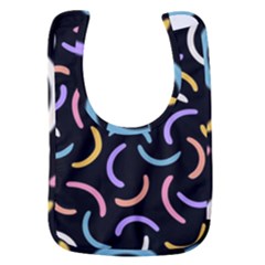 Abstract Pattern Wallpaper Baby Bib by Maspions