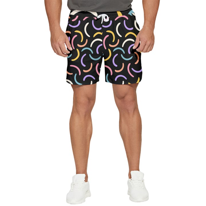 Abstract Pattern Wallpaper Men s Runner Shorts