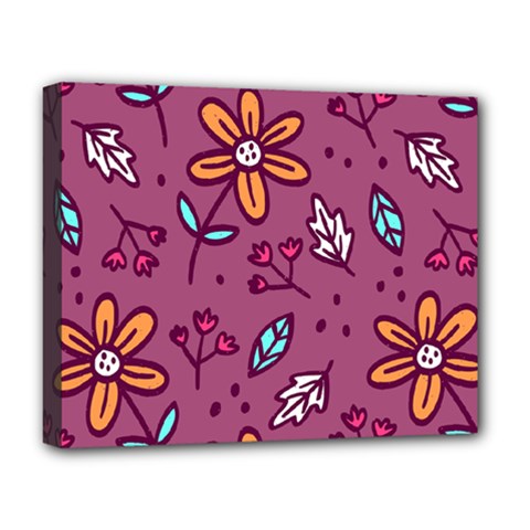 Flowers Petals Leaves Foliage Deluxe Canvas 20  X 16  (stretched) by Maspions