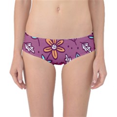 Flowers Petals Leaves Foliage Classic Bikini Bottoms by Maspions