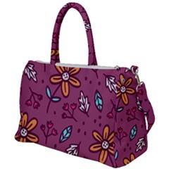 Flowers Petals Leaves Foliage Duffel Travel Bag by Maspions