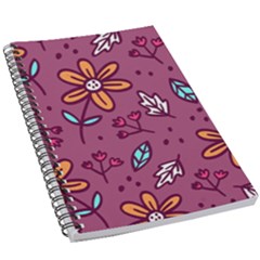 Flowers Petals Leaves Foliage 5 5  X 8 5  Notebook